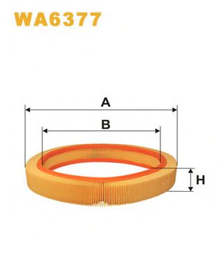 WIX FILTERS wa6377 -  Воздушный фильтр